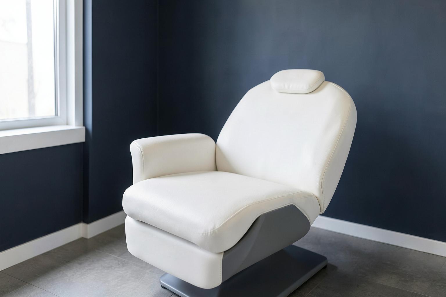 Scalp microneedling consultation setting in Andover