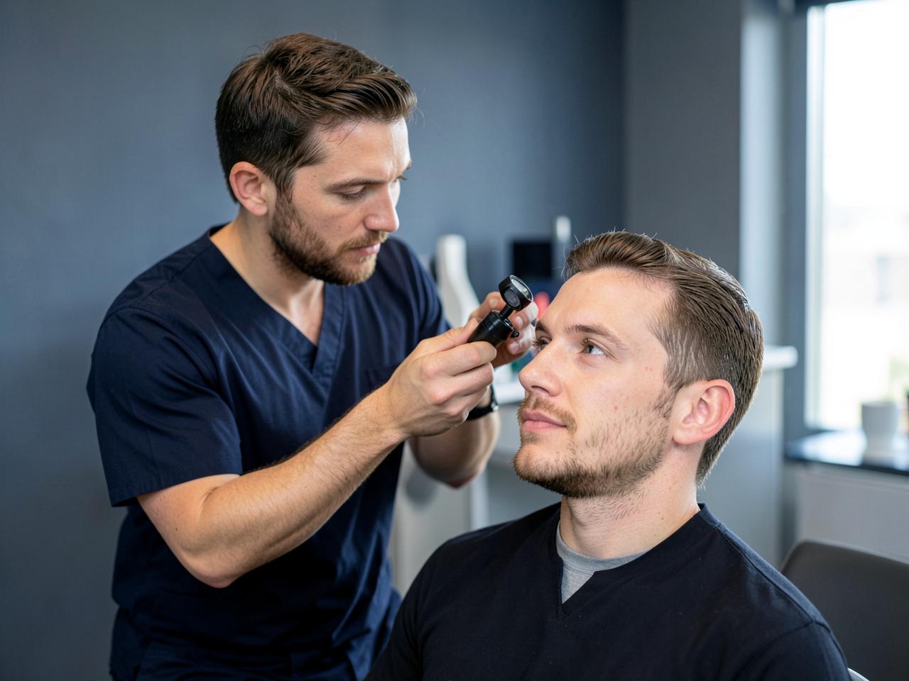 Male hair-loss and scalp assessment in Andover