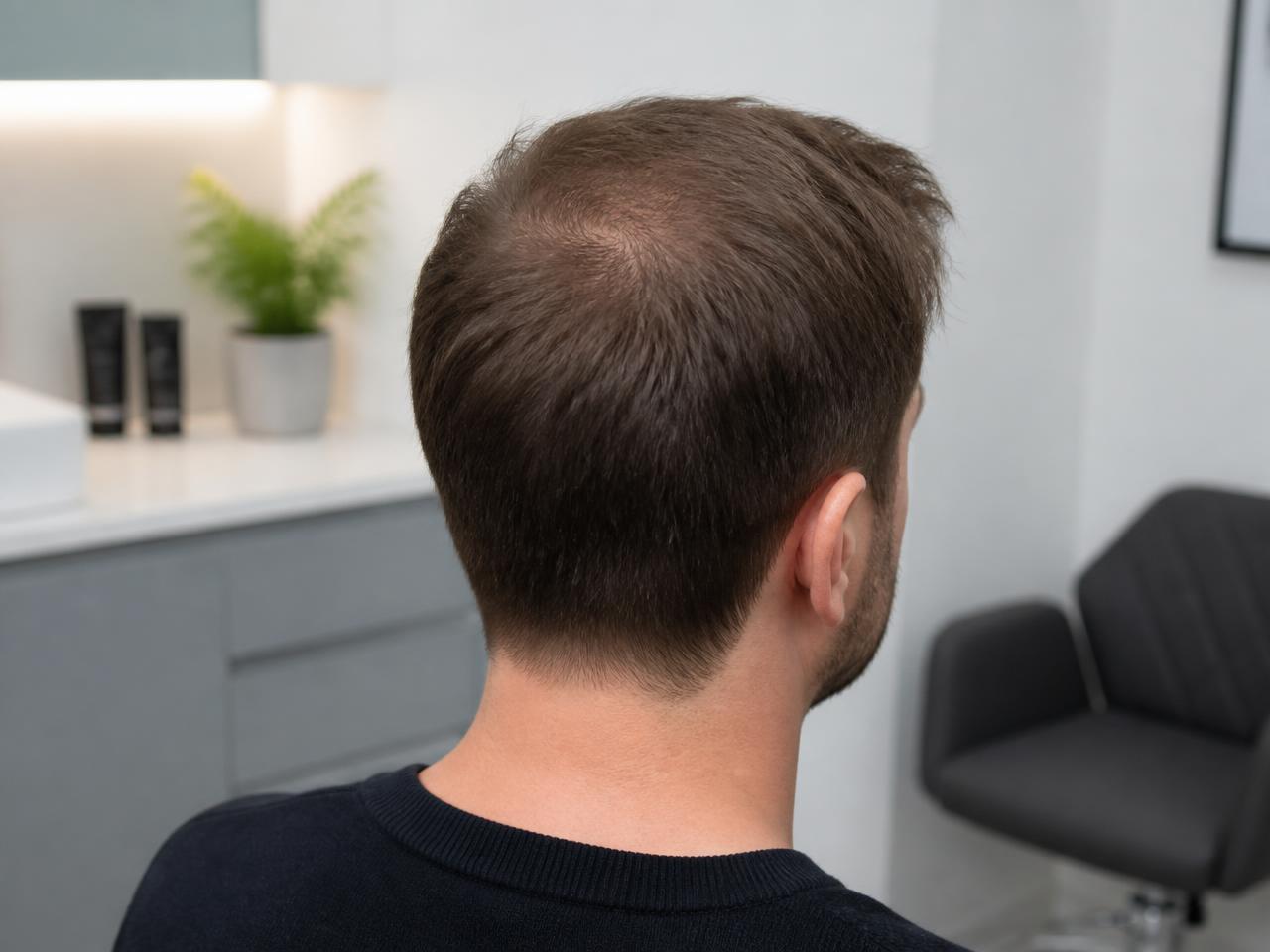 Hair restoration consultation at Elevate Aesthetics in Andover