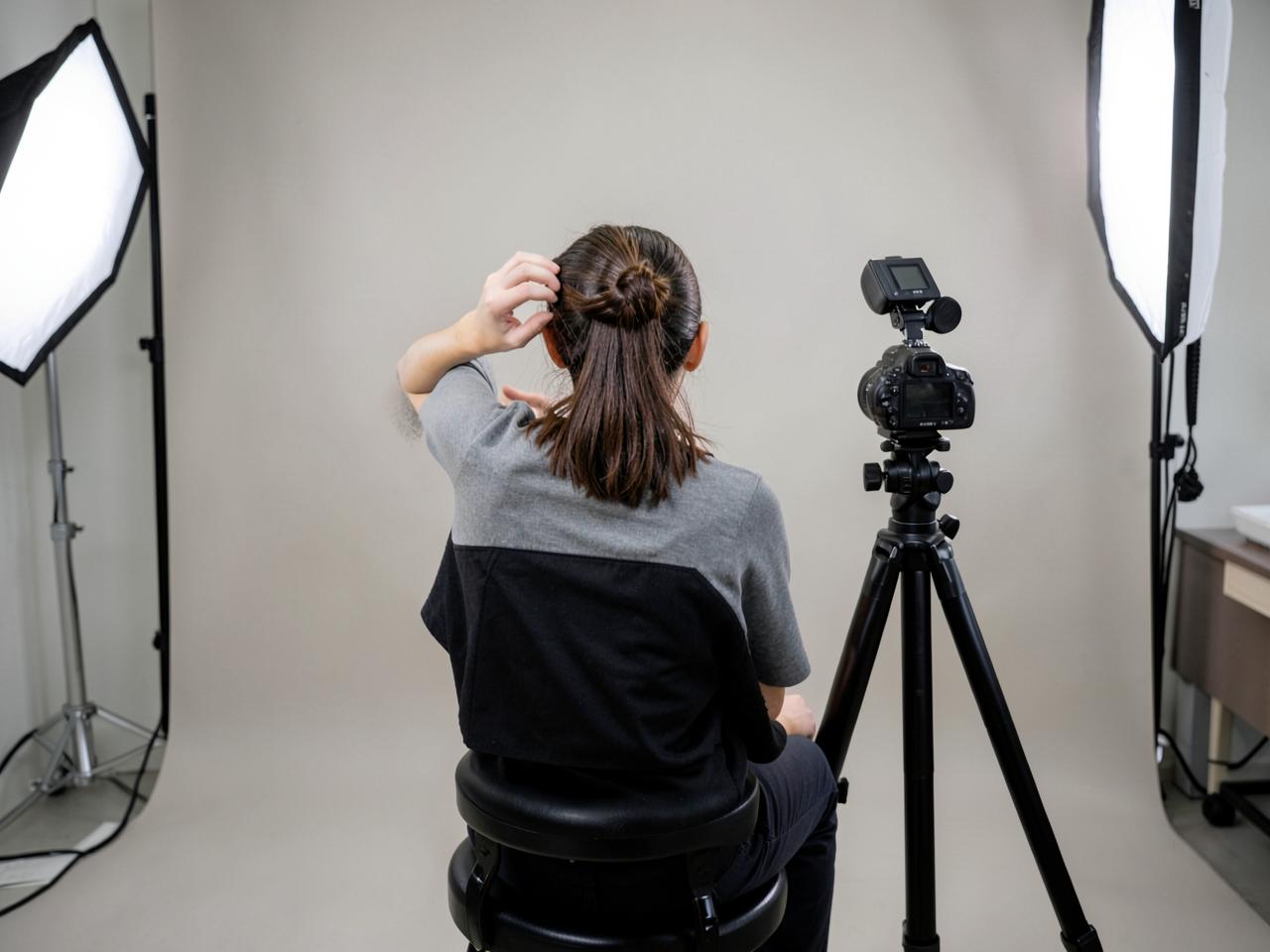 Standardised progress photography used during hair restoration reviews